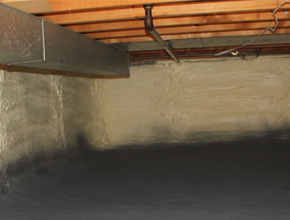 crawl space spray insulation for West Virginia